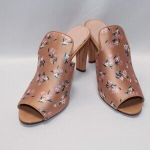 AD & Daughters Floral Mules Shoes Multicolored Pink Open toe
